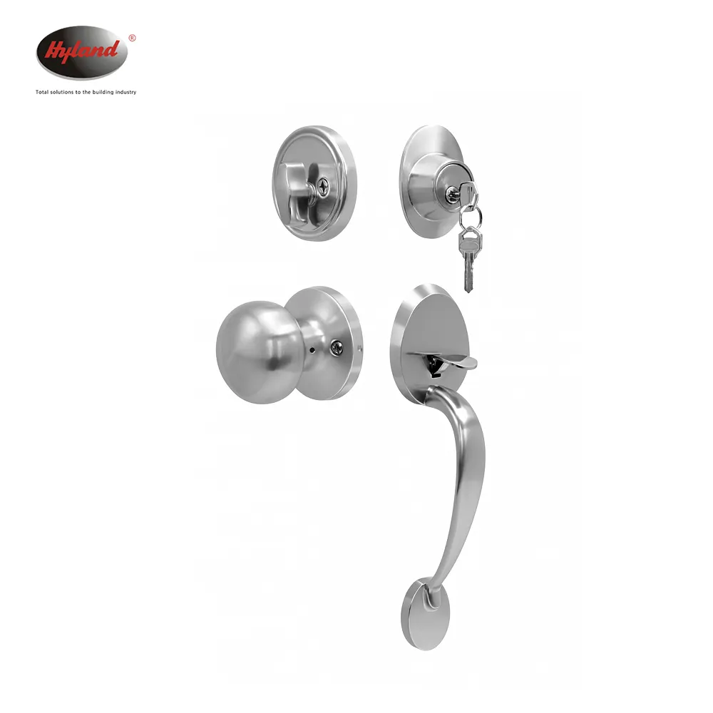 ANSI Grade 3 keyed deadbolt lock set with cylinder, thumbturn and strike